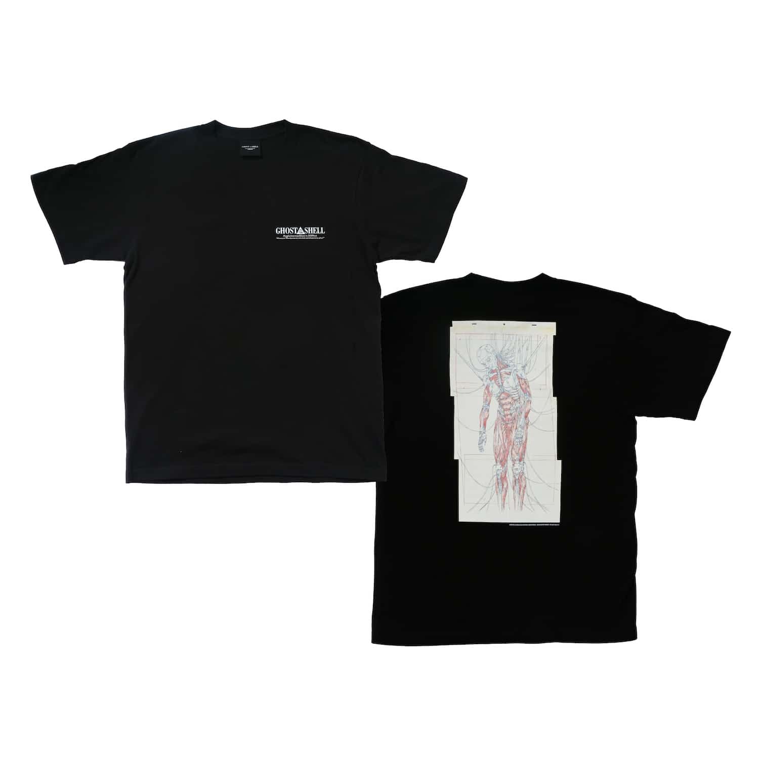 攻殻機動隊展｜Tシャツ16　GITS / DIG ブラック M