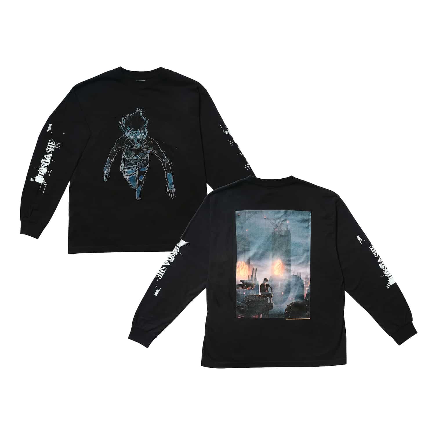 攻殻機動隊展｜L/S Tシャツ05　GITS / E ブラック M