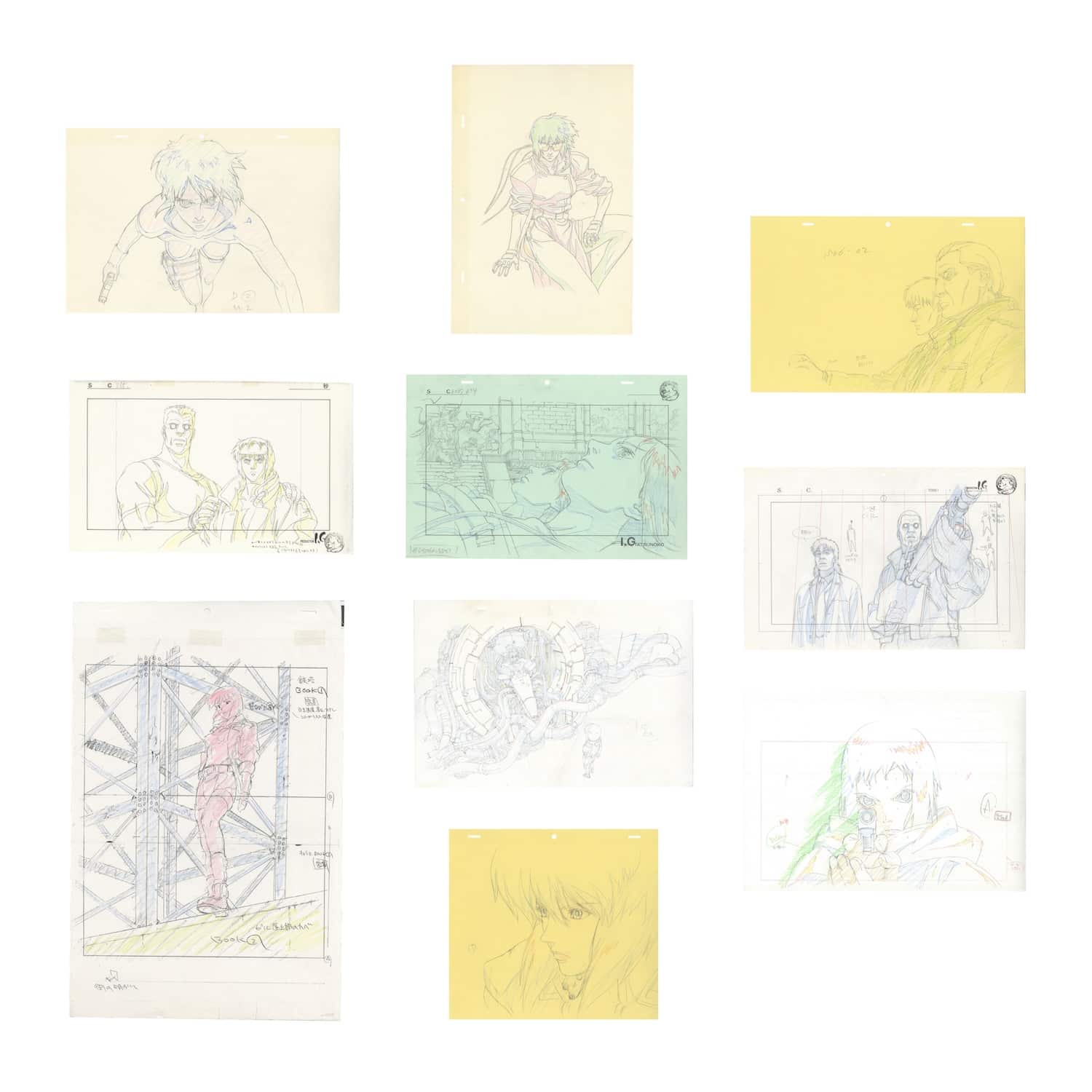 攻殻機動隊展｜複製原画セット01（10枚入）｜ GALLERY X BY PARCO