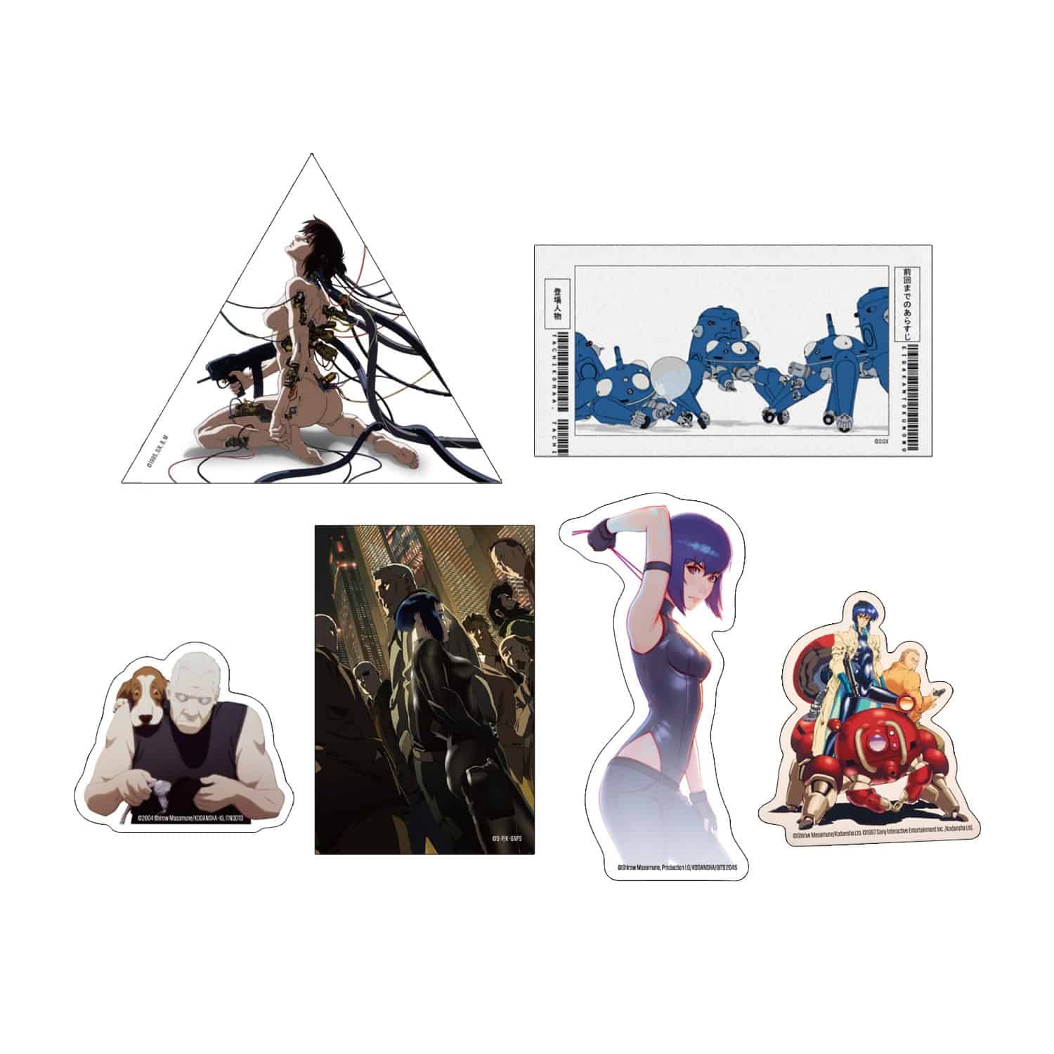 攻殻機動隊展｜ステッカーセット02（6枚入）｜ GALLERY X BY PARCO