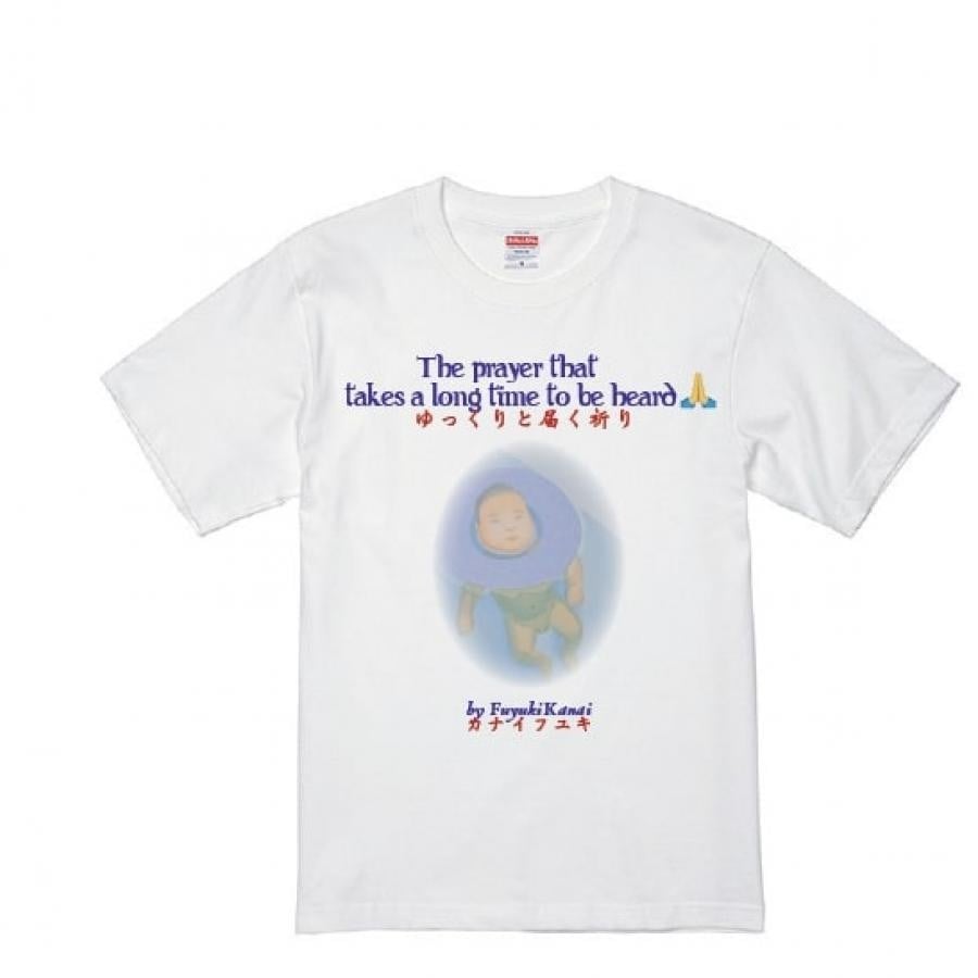 【カナイフユキ 個展 「ゆっくりと届く祈り」】展覧会記念Tシャツ XL