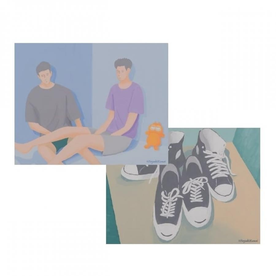 【カナイフユキ 個展 「ゆっくりと届く祈り」】展覧会記念ステッカーセット