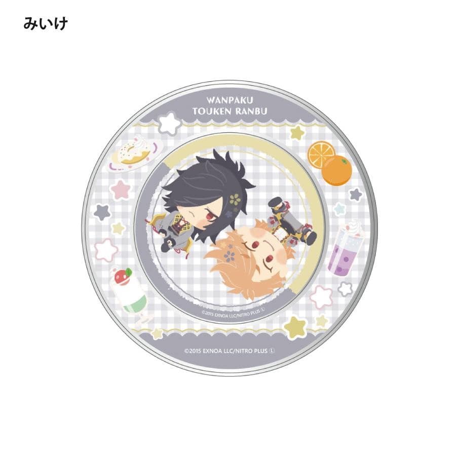 「わんぱく！刀剣乱舞 CAFE」マグネット付きキャンディ缶 第２弾 大典太光世・ソハヤノツルキ