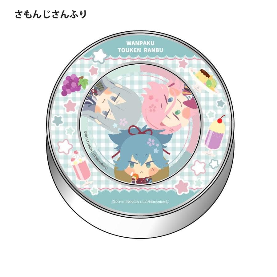 「わんぱく！刀剣乱舞 CAFE」マグネット付きキャンディ缶 第１弾 こんのすけ