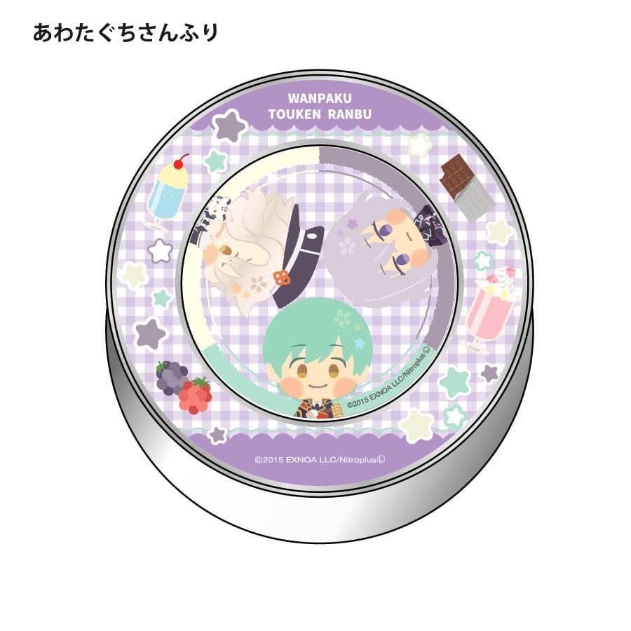 「わんぱく！刀剣乱舞 CAFE」マグネット付きキャンディ缶 第１弾 こんのすけ